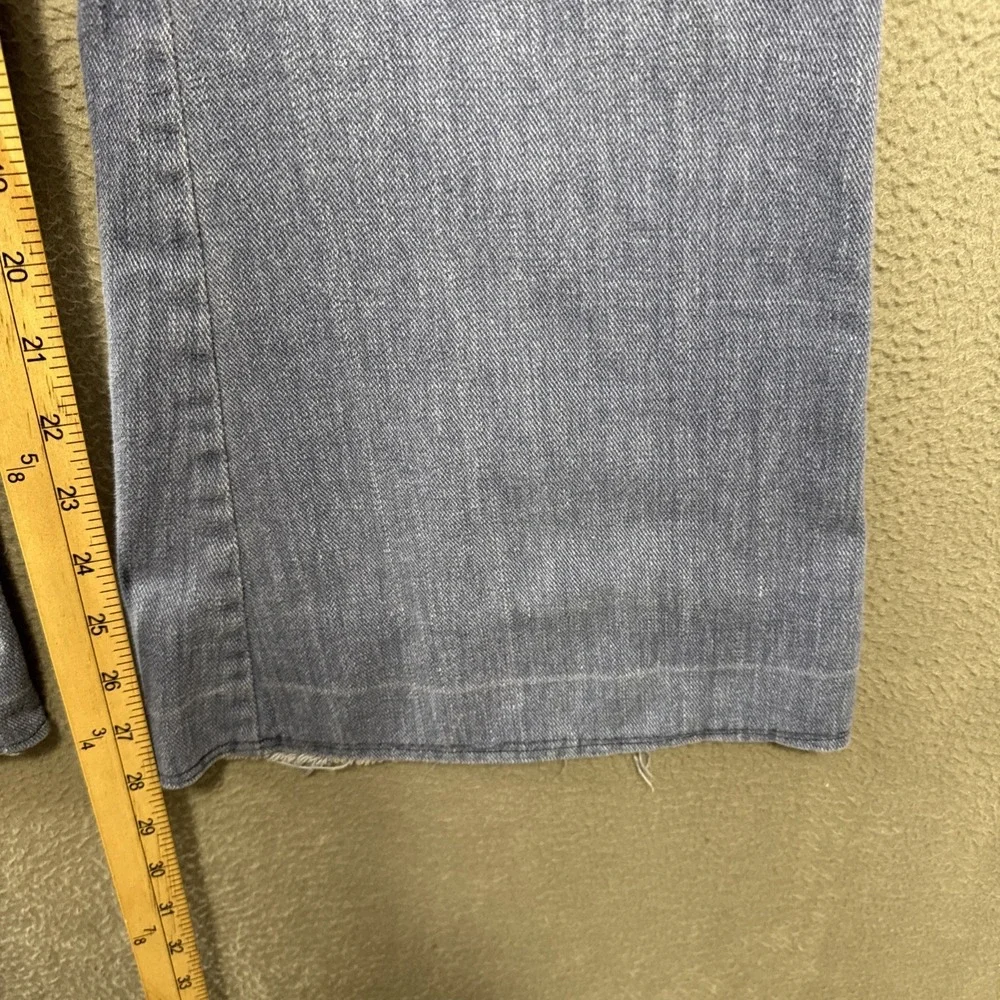 Vintage H.I.S Jeans Womens 25x328 Blue Flare Boho Distressed Faded Light‎ Denim